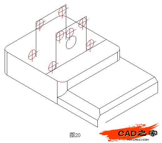 AutoCAD二維教程：細說機械零件軸測圖的畫法_中國教程網(wǎng)