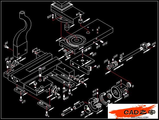 AutoCAD二維教程：細說機械零件軸測圖的畫法_中國教程網(wǎng)