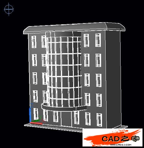 AutoCAD 2011新功能教程：曲面命令創(chuàng)建樓房_中國教程網(wǎng)