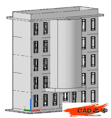 AutoCAD 2011新功能教程：曲面命令創(chuàng)建樓房_中國教程網(wǎng)