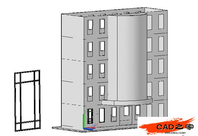 AutoCAD 2011新功能教程：曲面命令創(chuàng)建樓房_中國教程網(wǎng)