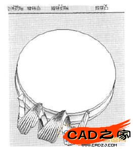 蝸輪滾刀運動形成的包絡體