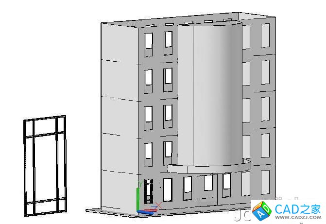 AutoCAD2011曲面命令創(chuàng)建樓房_天極設(shè)計在線整理