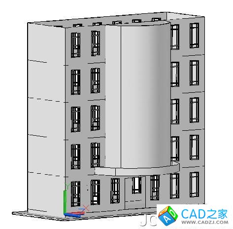 AutoCAD2011曲面命令創(chuàng)建樓房_天極設(shè)計在線整理