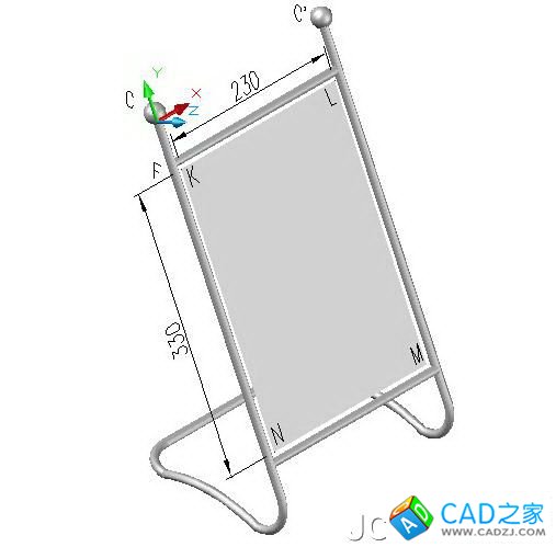 AutoCAD三維建模教程：公告牌打造流程