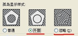 CAD填充時(shí)怎么將填充圖案和文字不在一起