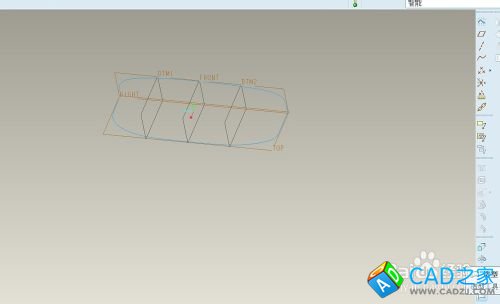 proe5.0實例教程小度WIFI：[1]構造輪廓線