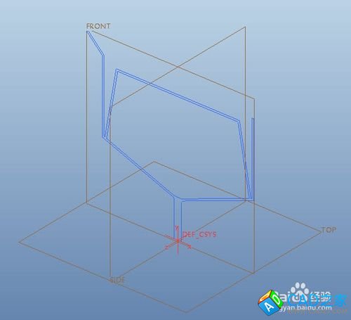 Proe5.0導(dǎo)出草繪以及使用外部草繪進(jìn)行掃描