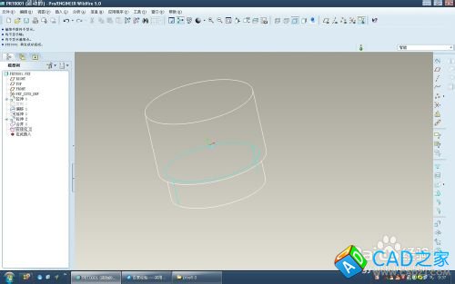 proe5.0怎么才能實現實體化命令