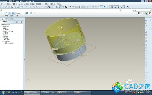 proe5.0怎么才能實現實體化命令