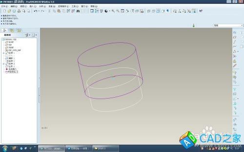 proe5.0怎么才能實現實體化命令