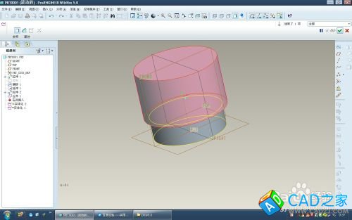 proe5.0怎么才能實現實體化命令