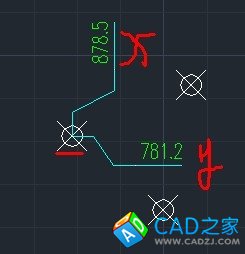 cad教程之標(biāo)注命令：[4]坐標(biāo)標(biāo)注