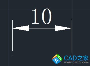 cad教程之標注命令：[10]修改標注