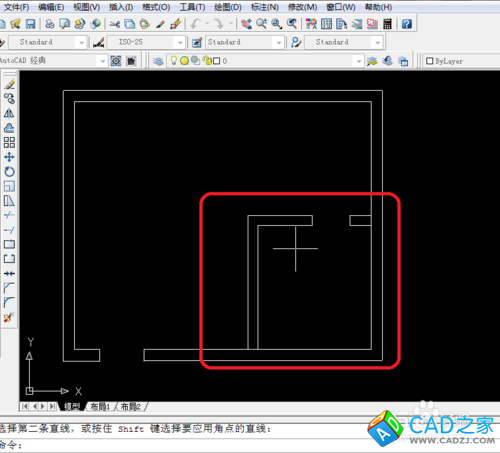 cad 2008自學(xué)教程：[3]房里結(jié)怎么畫(huà)