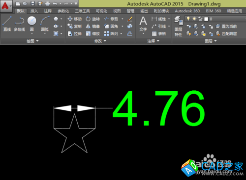 CAD教程：[6]CAD2015設(shè)計五星紅旗教程