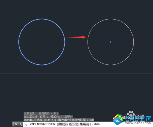 CAD教程：[26]CAD2015內、外切六邊形的差別