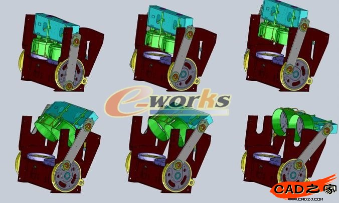 硫化機開模過程圖