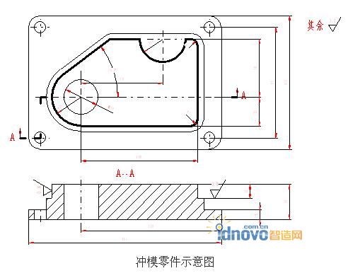 沖模零件示意圖
